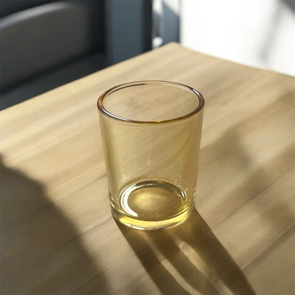 2oz Glasses - Set of 4 - Shot Glasses - Translucent Colored Glass